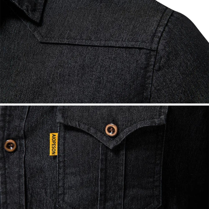 Enzo | Camicia in denim di cotone