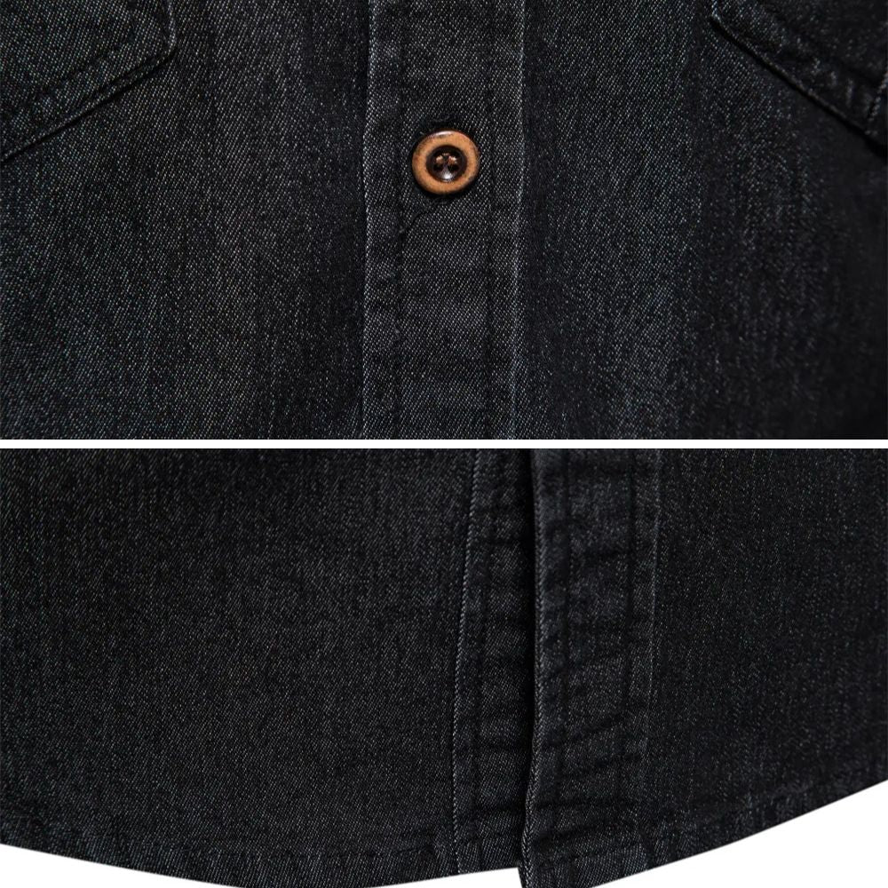 Enzo | Camicia in denim di cotone