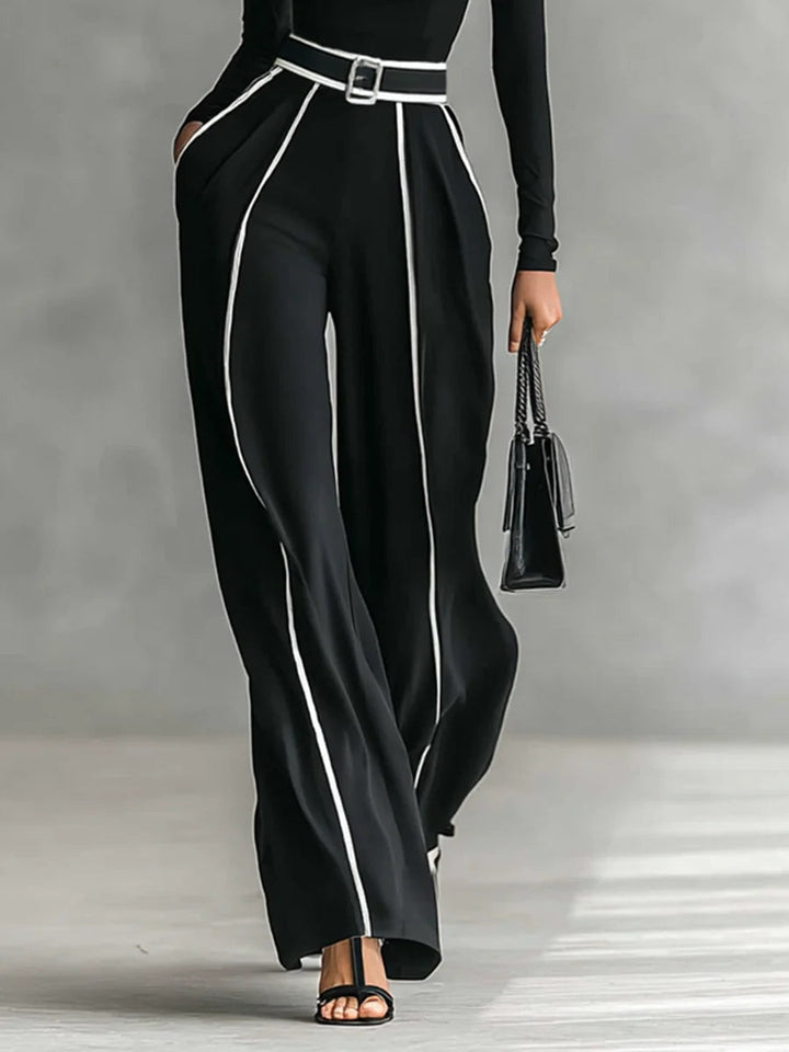 Nelena | Elegante completo composto da pantaloni e top.
