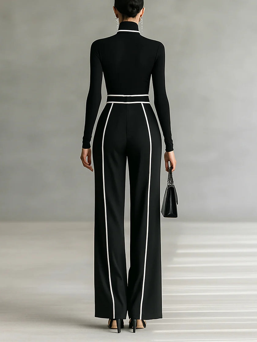 Nelena | Elegante completo composto da pantaloni e top.