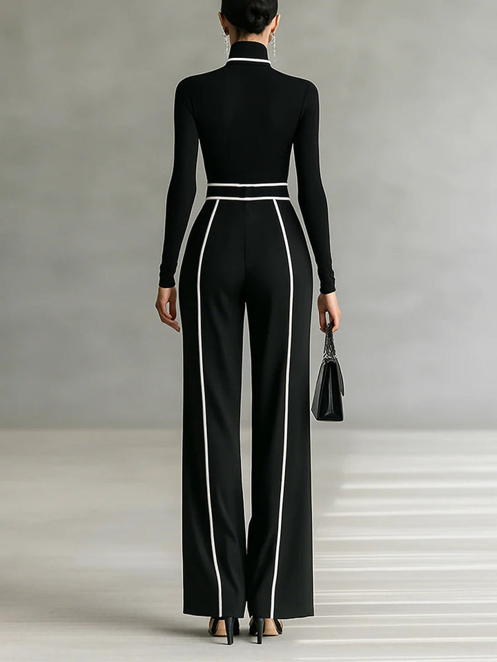 Nelena | Elegante completo composto da pantaloni e top.