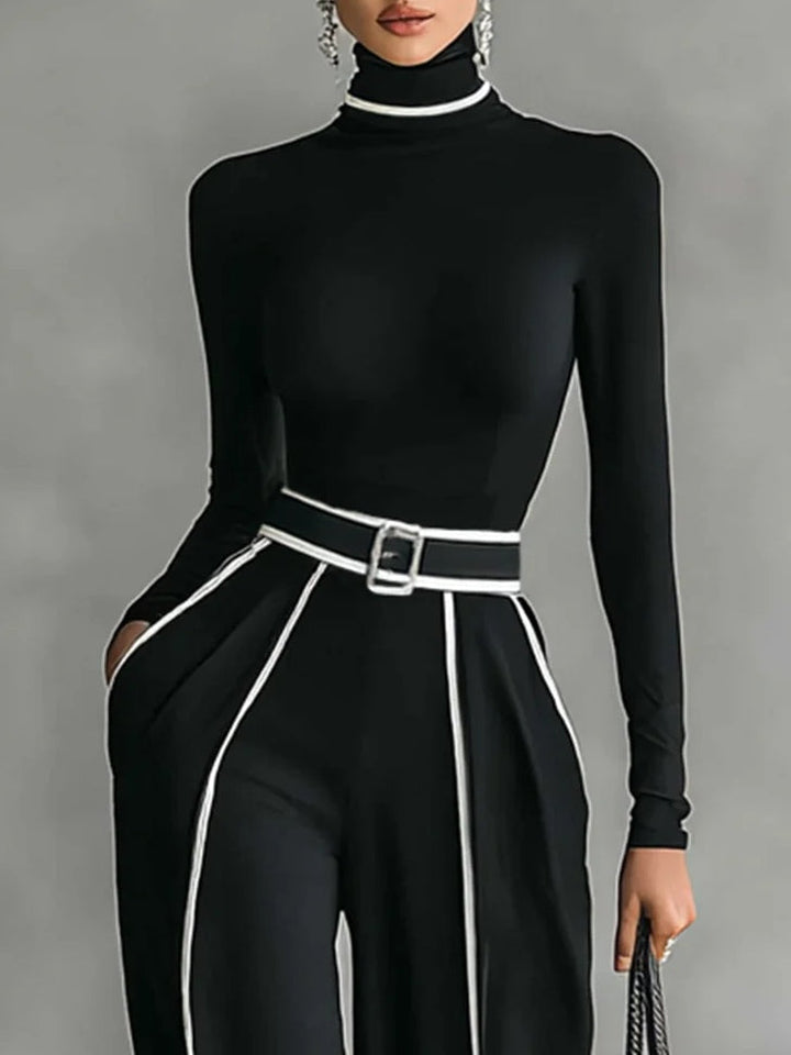 Nelena | Elegante completo composto da pantaloni e top.