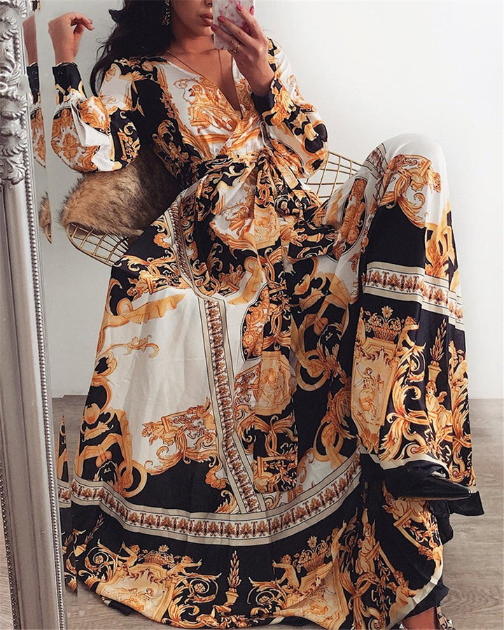 Fabiola – Abito boho stampato
