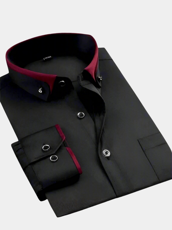 LAURENT MONACO | CAMICIA CLASSICA A MANICHE LUNGHE