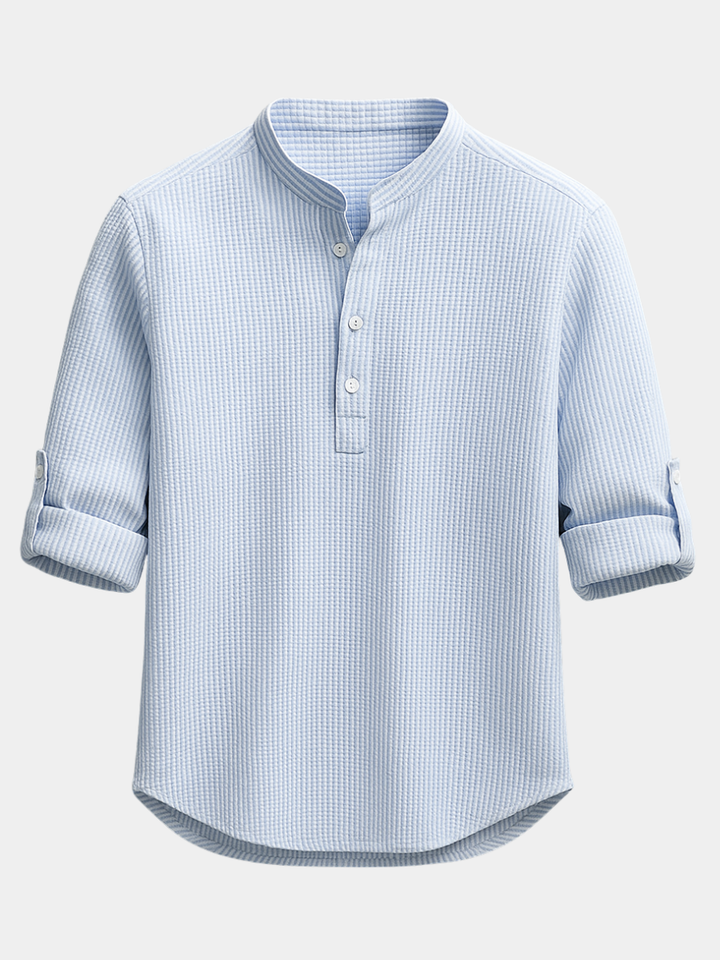 LAURENT MONACO | CAMICIA IN COTONE E LINO