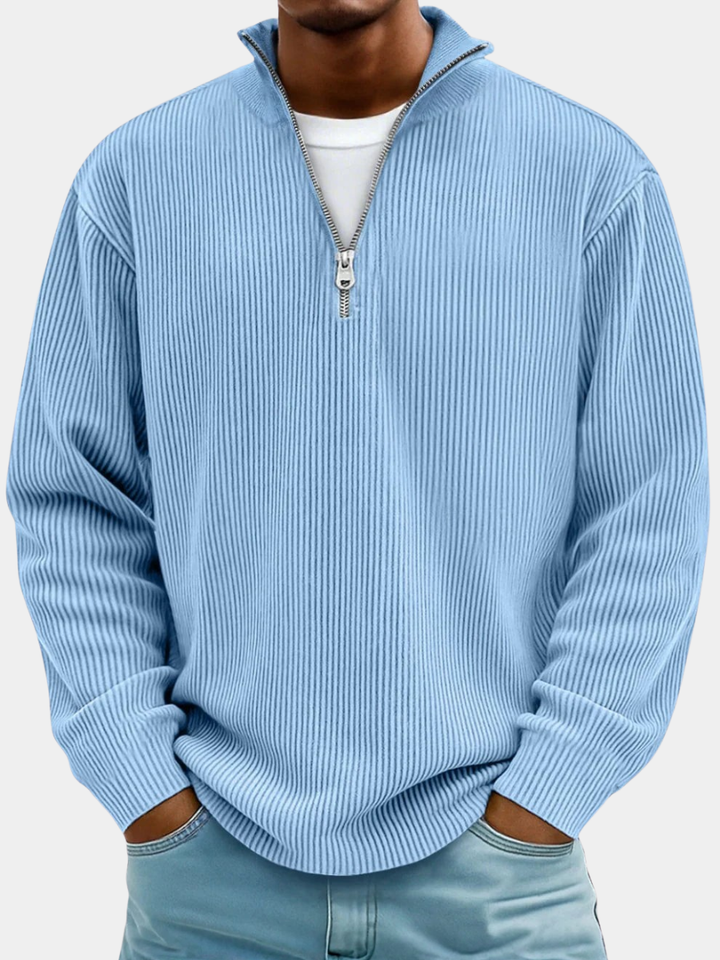 FRANCO MARINO | MAGLIONE CON ZIP ALLA MODA