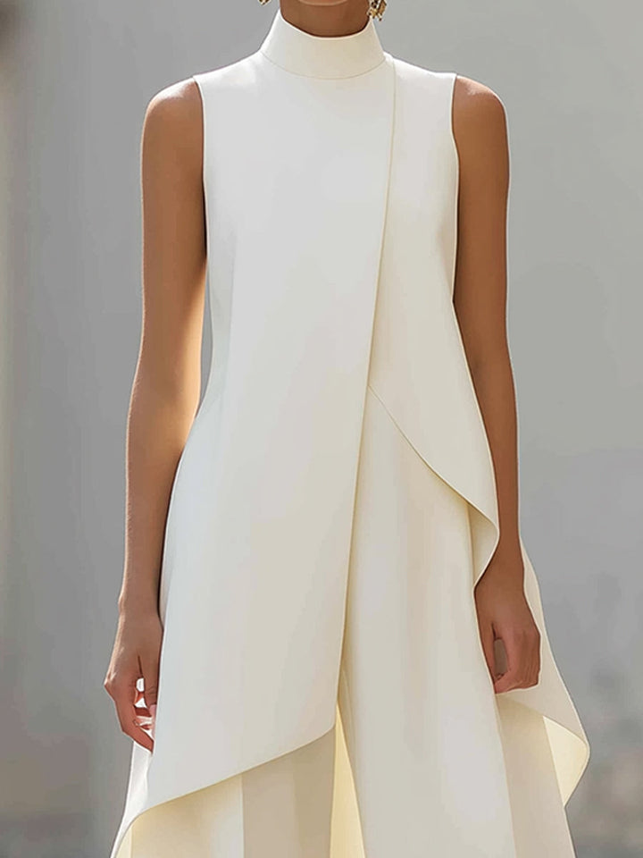 Aurora — Completo Elegante con Pannello Drappeggiato