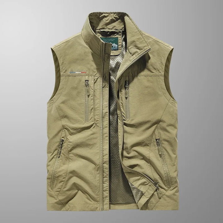 Vincent — Gilet Cargo Multitasche Traspirante