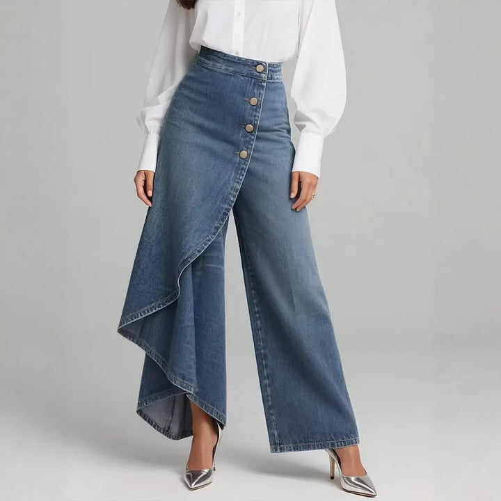 Felicia | Pantaloni originali con dettagli a balze.
