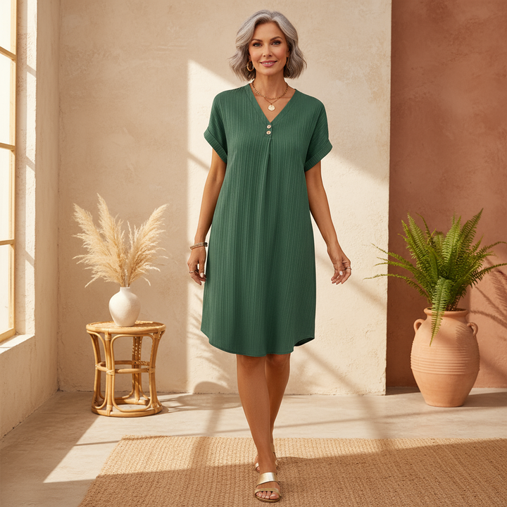 Carina – Abito boho con scollo a V