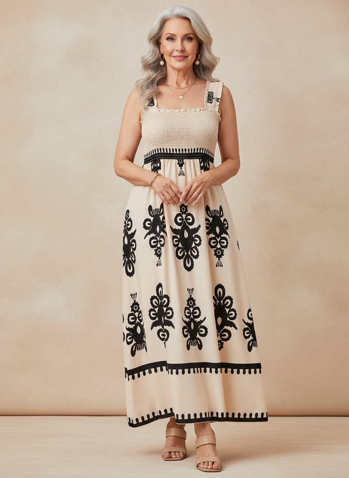 Ilaria – Abito boho maxi