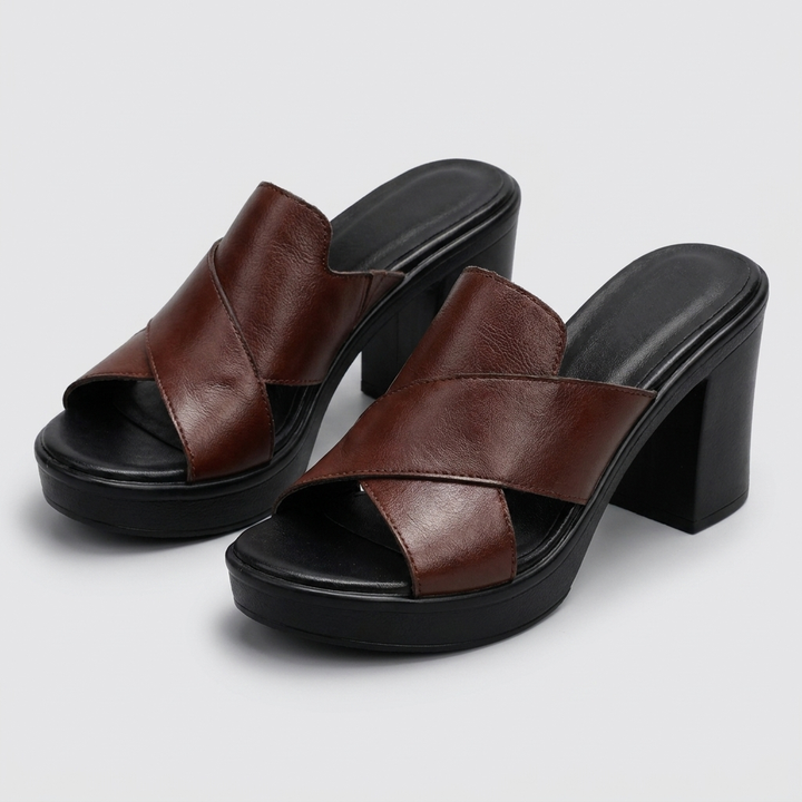 Darcy — Mules con Tacco a Blocco e Plateau