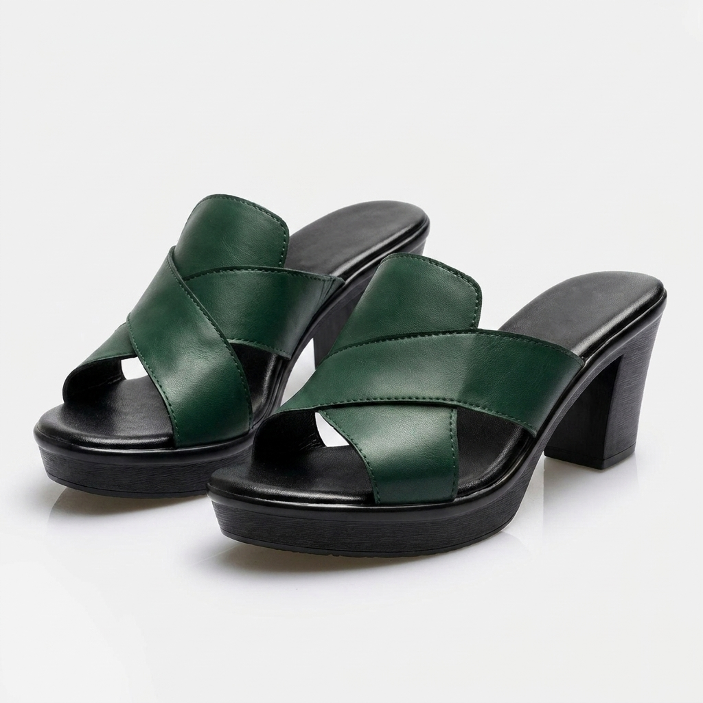 Darcy — Mules con Tacco a Blocco e Plateau