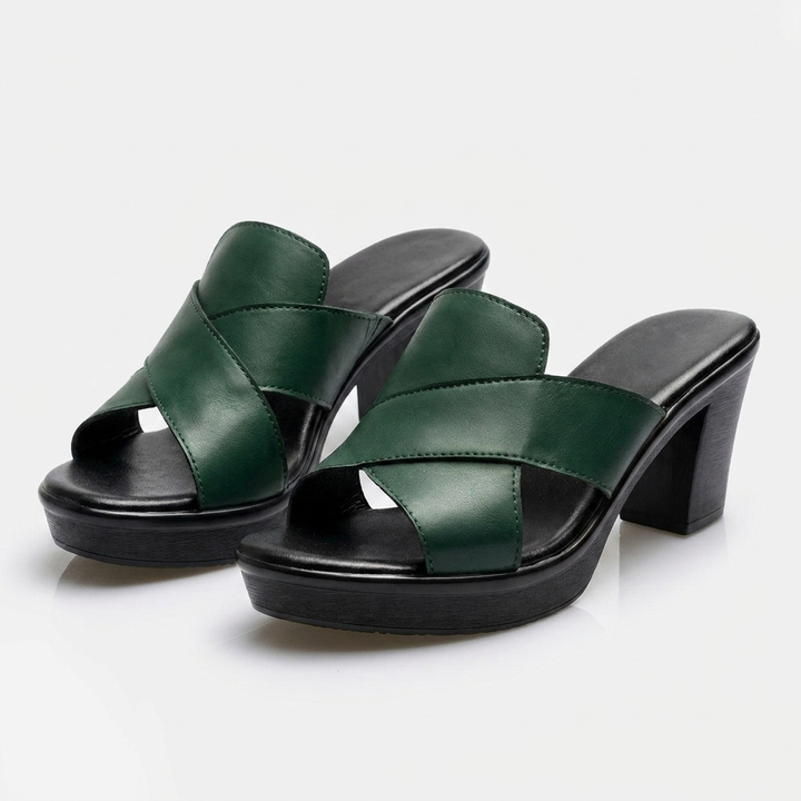 Darcy — Mules con Tacco a Blocco e Plateau