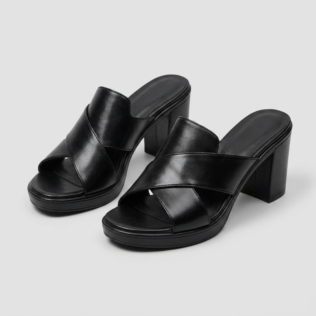 Darcy — Mules con Tacco a Blocco e Plateau