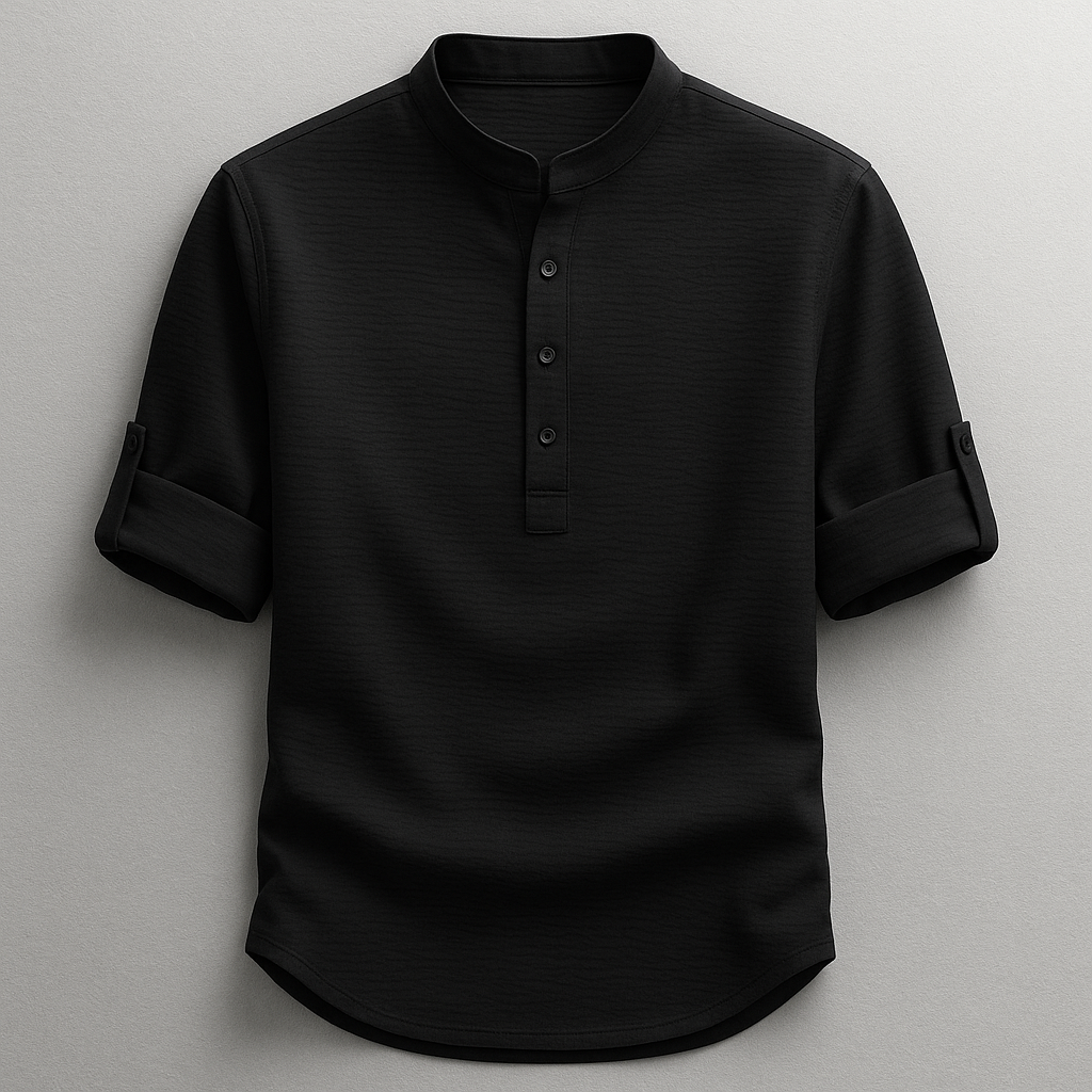 LAURENT MONACO | CAMICIA IN COTONE E LINO