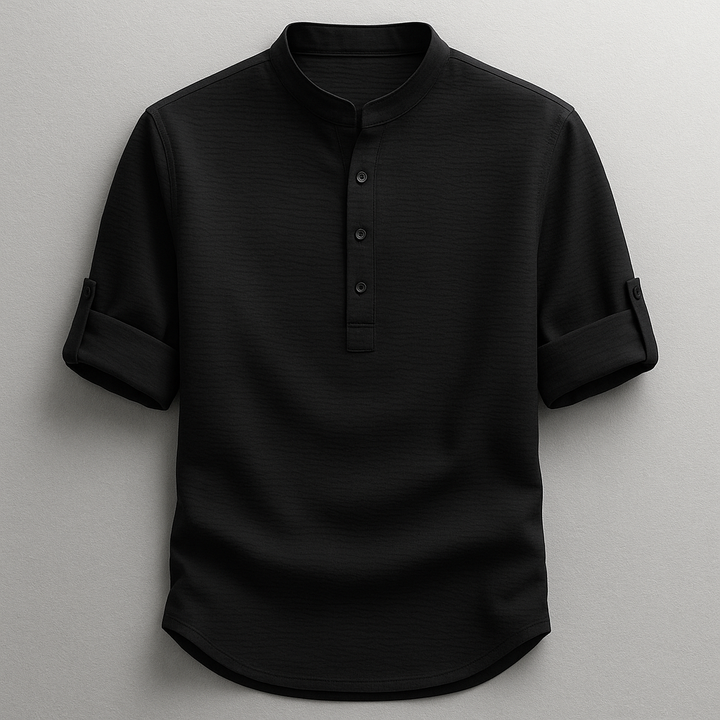 LAURENT MONACO | CAMICIA IN COTONE E LINO