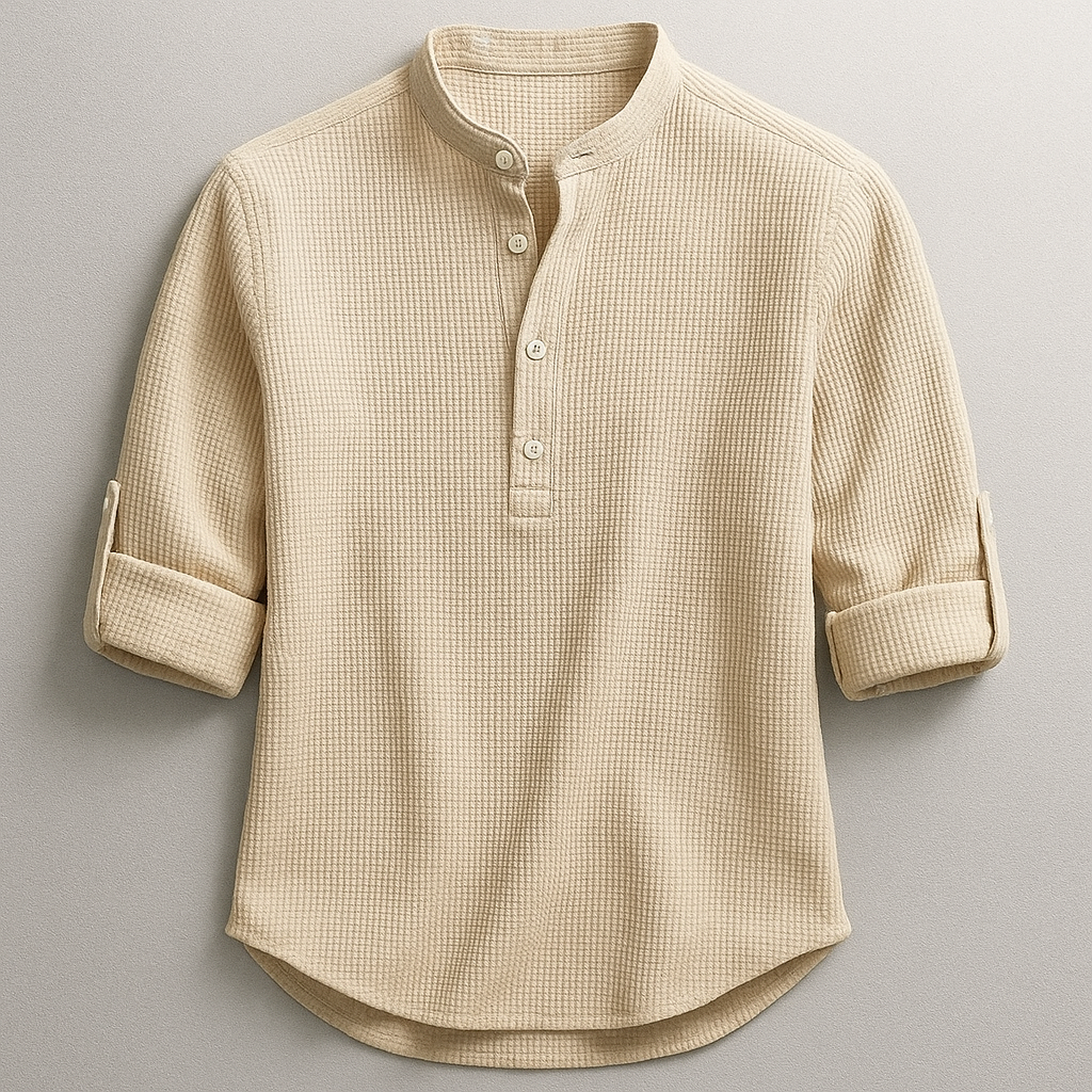 LAURENT MONACO | CAMICIA IN COTONE E LINO