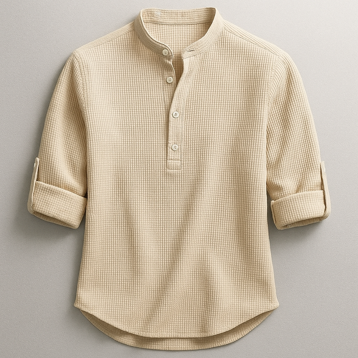 LAURENT MONACO | CAMICIA IN COTONE E LINO