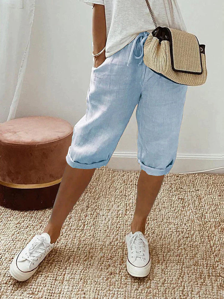 Chiara | Bermuda in Lino e Cotone