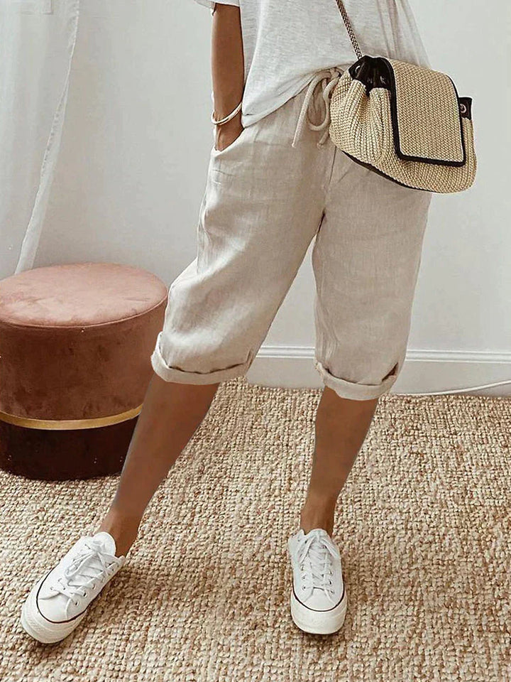Chiara | Bermuda in Lino e Cotone