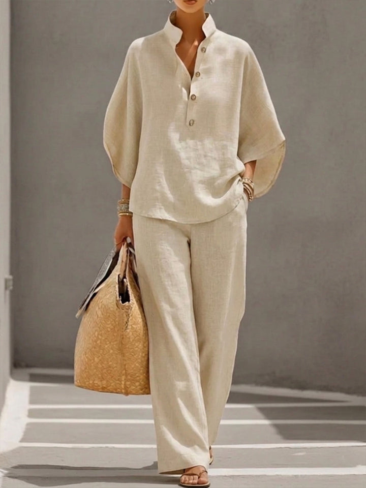 Mariel | Completo Leggero in Cotone e Lino