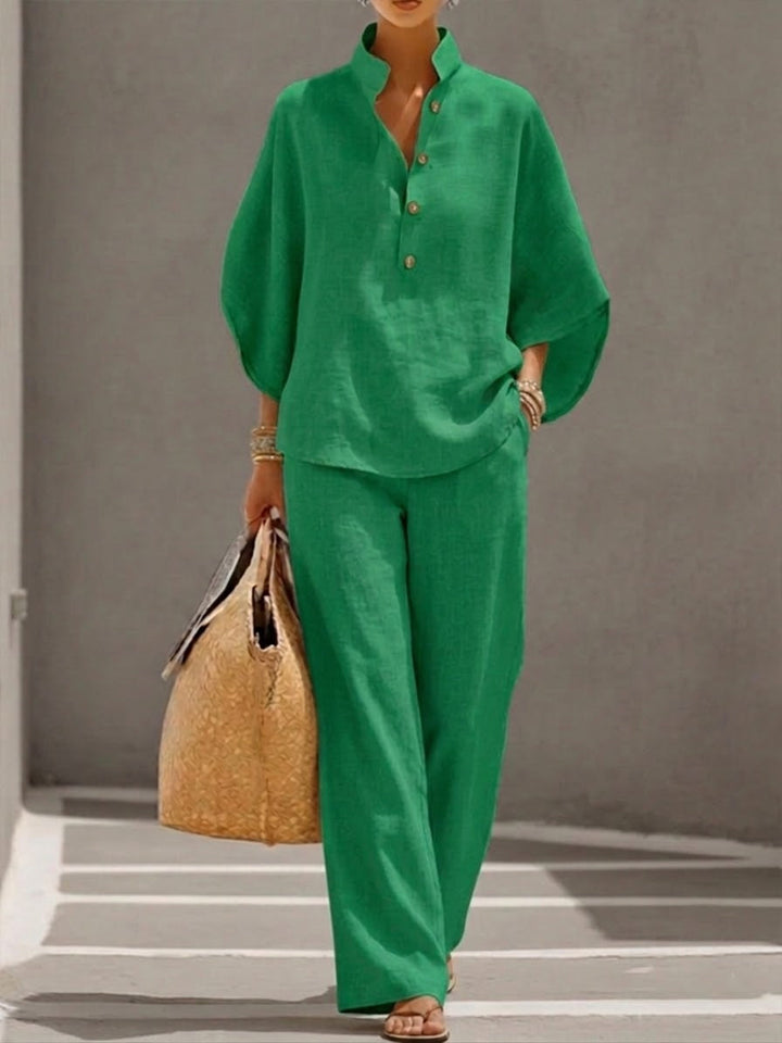 Mariel | Completo Leggero in Cotone e Lino