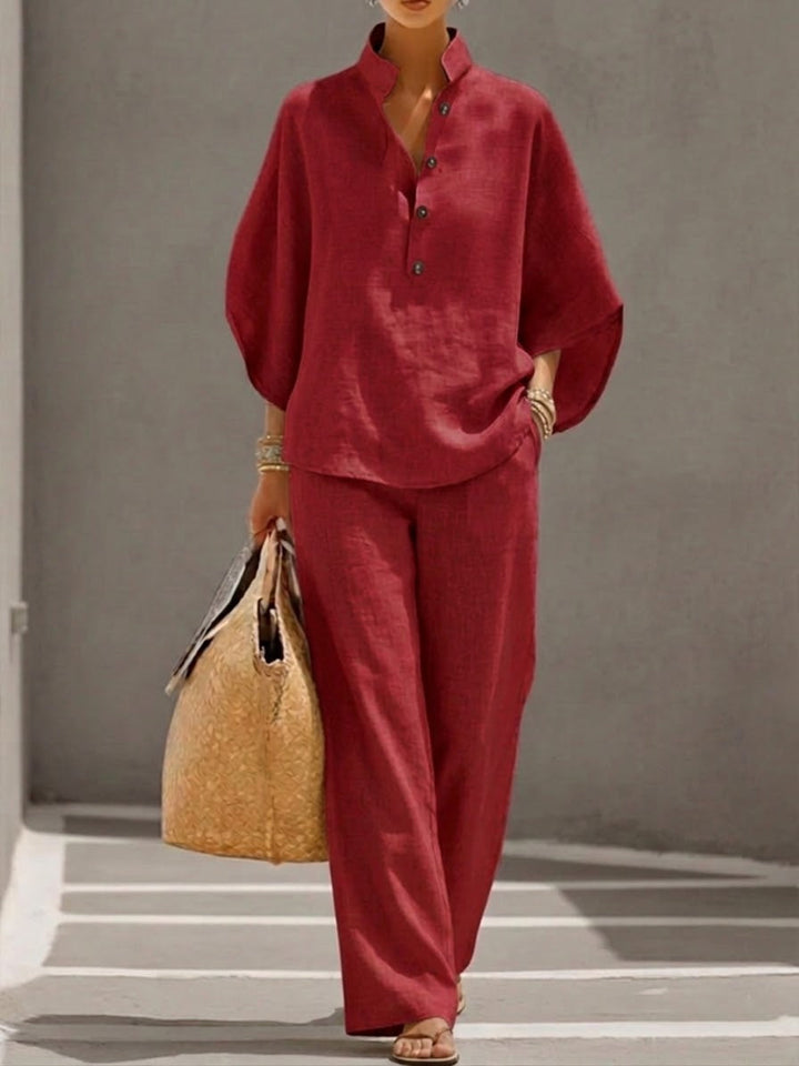 Mariel | Completo Leggero in Cotone e Lino
