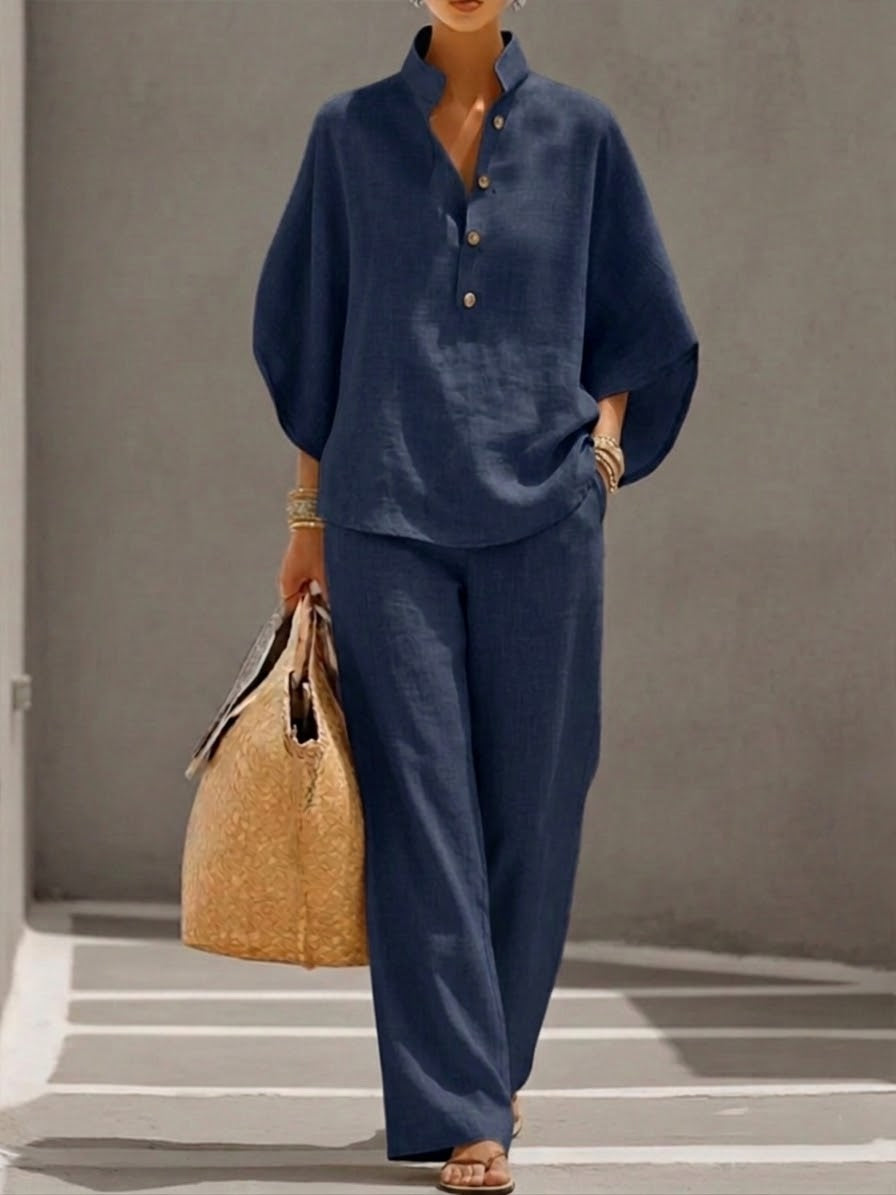 Mariel | Completo Leggero in Cotone e Lino