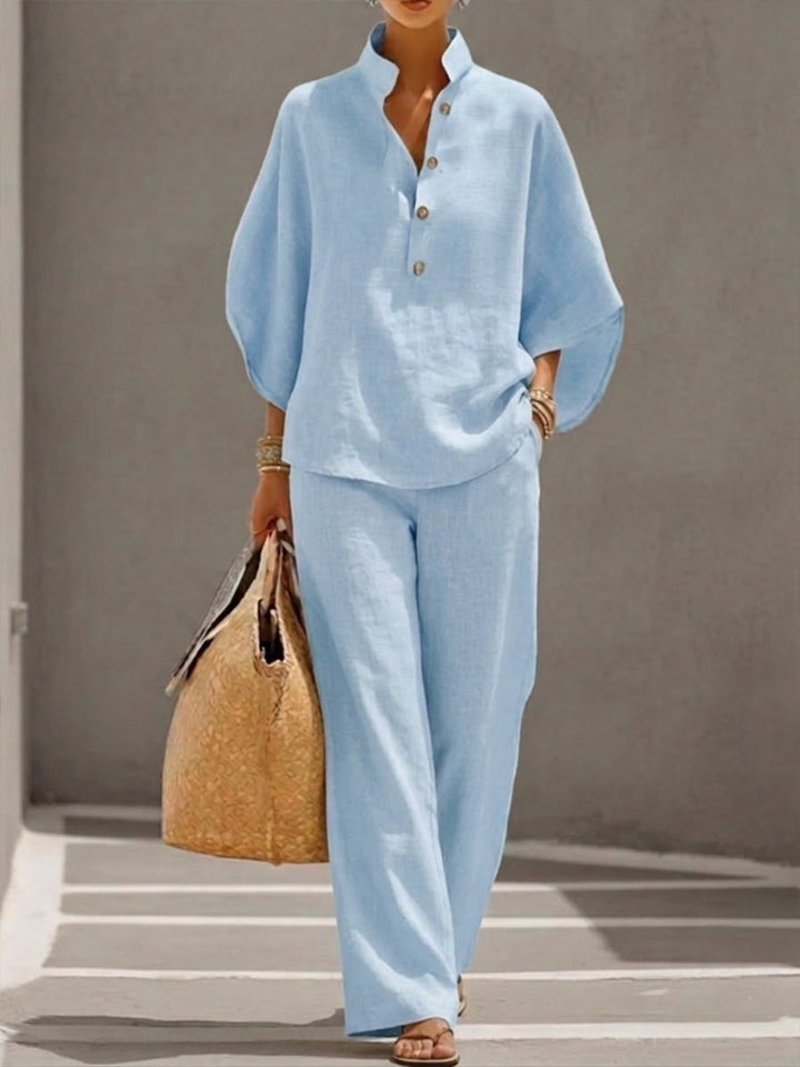 Mariel | Completo Leggero in Cotone e Lino