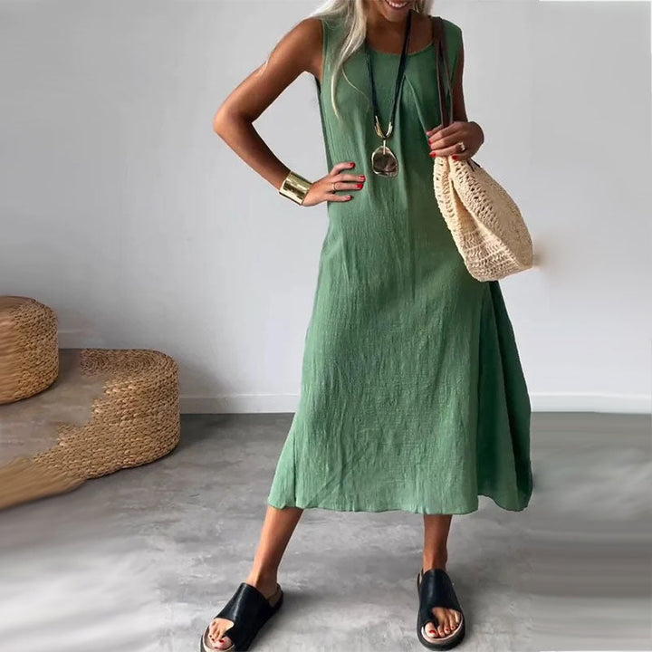 Amelia – Abito boho smanicato