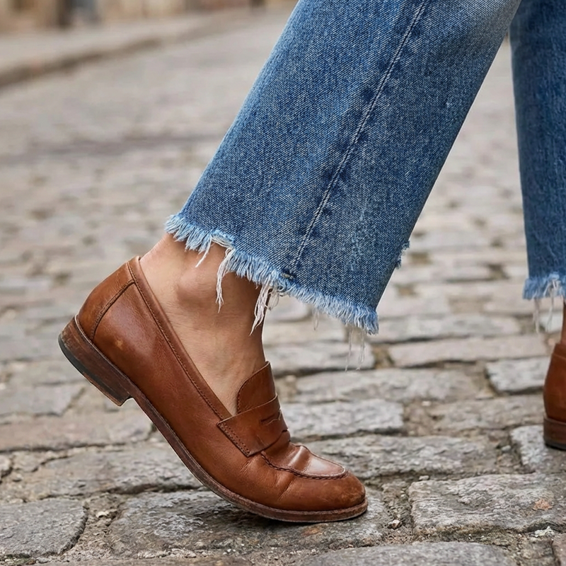 Danice | Jeans a gamba dritta dal taglio corto