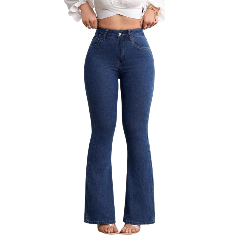 Andrea | Jeans da donna a vita alta e a zampa