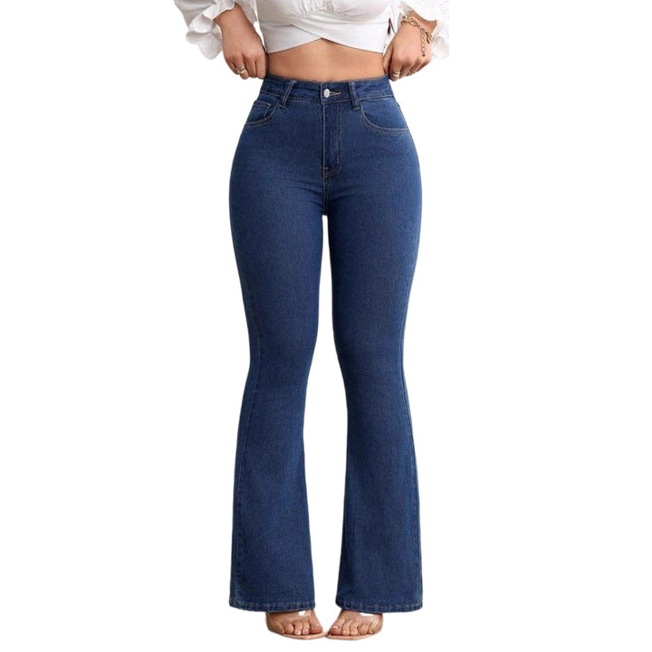 Andrea | Jeans da donna a vita alta e a zampa