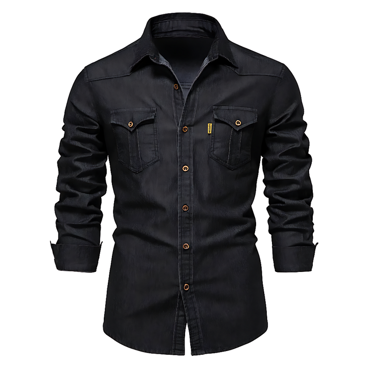 Enzo | Camicia in denim di cotone