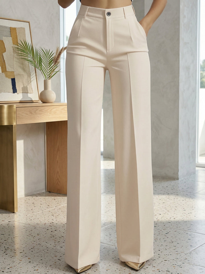 Romina | Bellissimi pantaloni elasticizzati a vita alta.
